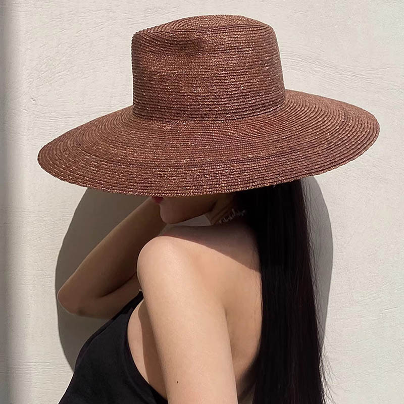 Bucket Hat Straw - Cappello di paglia Panama a tesa