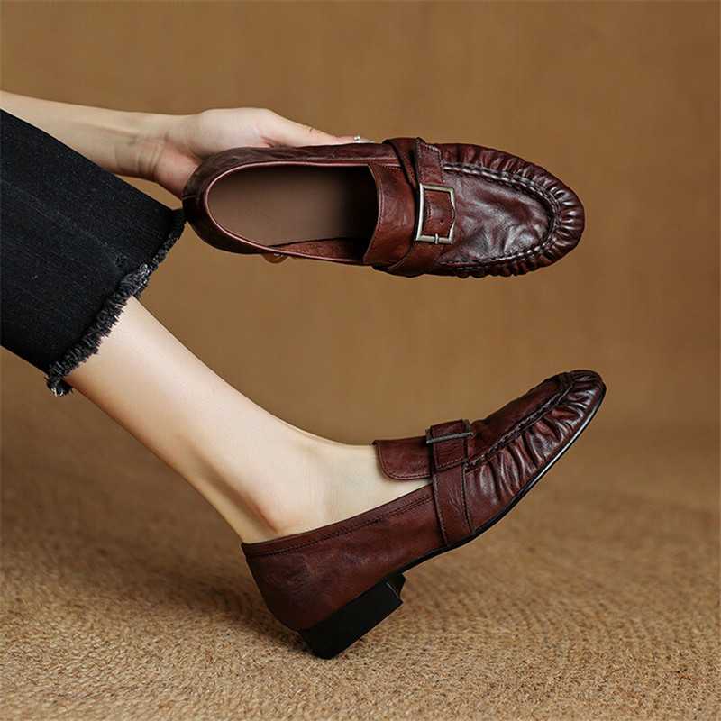 Casual Sandal Leather - Nuove pompe da donna in vera