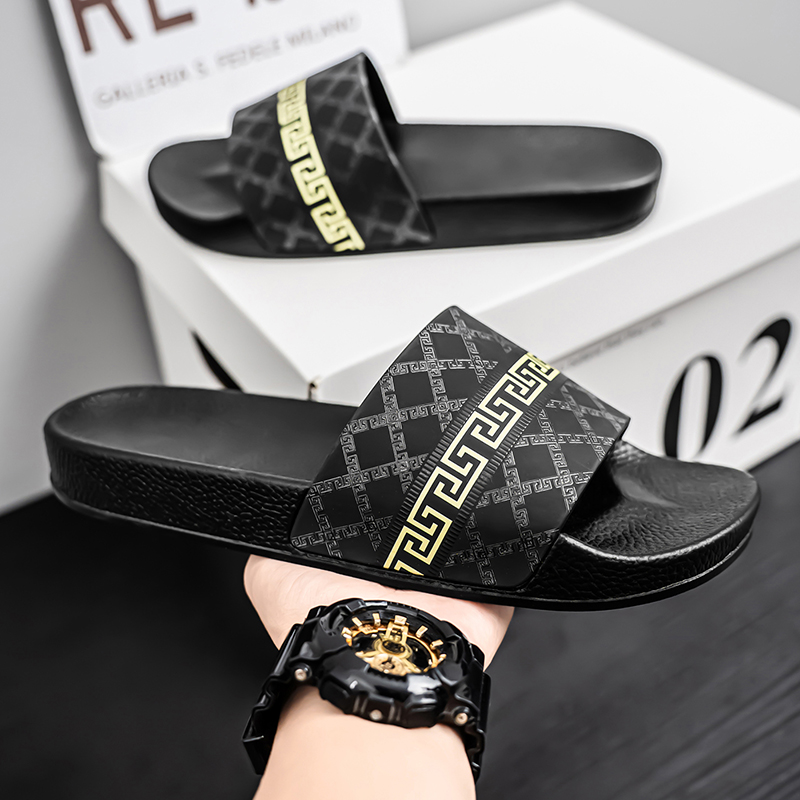 Flip Flop Leather Men - Ciabatte da uomo taglie forti con