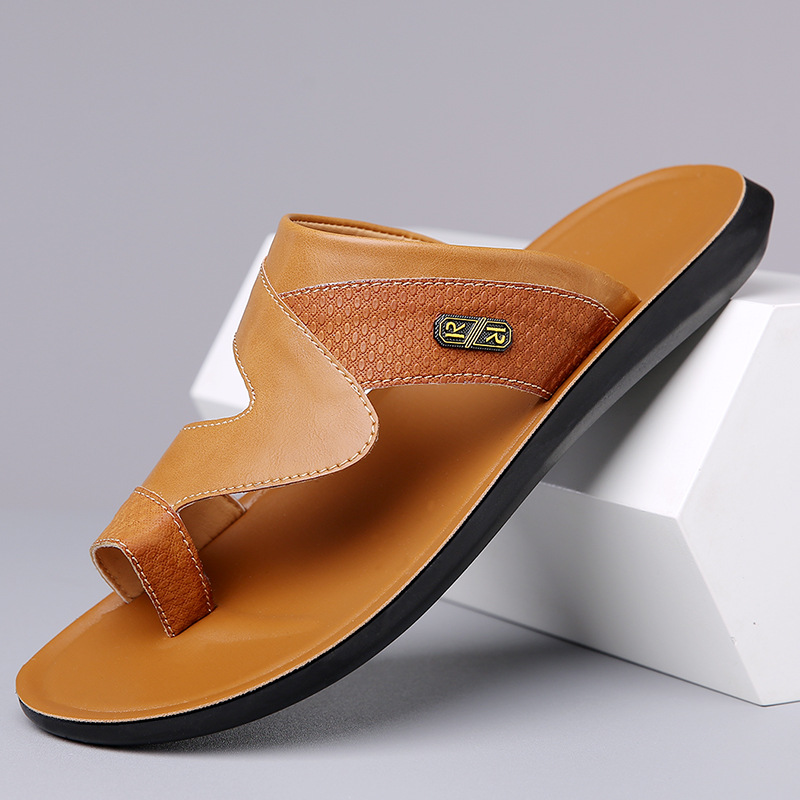 Sandali da uomo in pelle nuovi - Flip Flop Leather Men recensione e prezzo