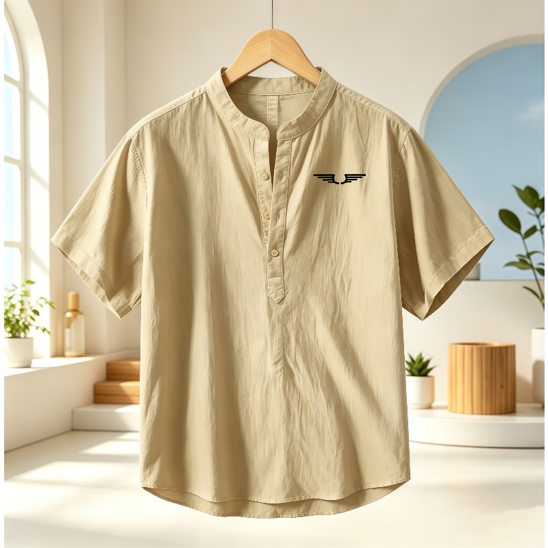Camicia da uomo a maniche cort - Linen Shirt Breathable recensione e prezzo