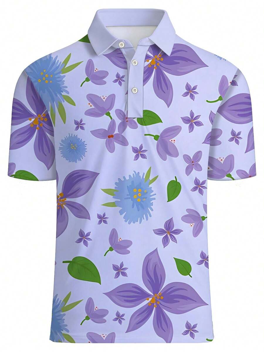 Camicia Piqué Floreale da Uomo - Polo Shirt Pique recensione e prezzo