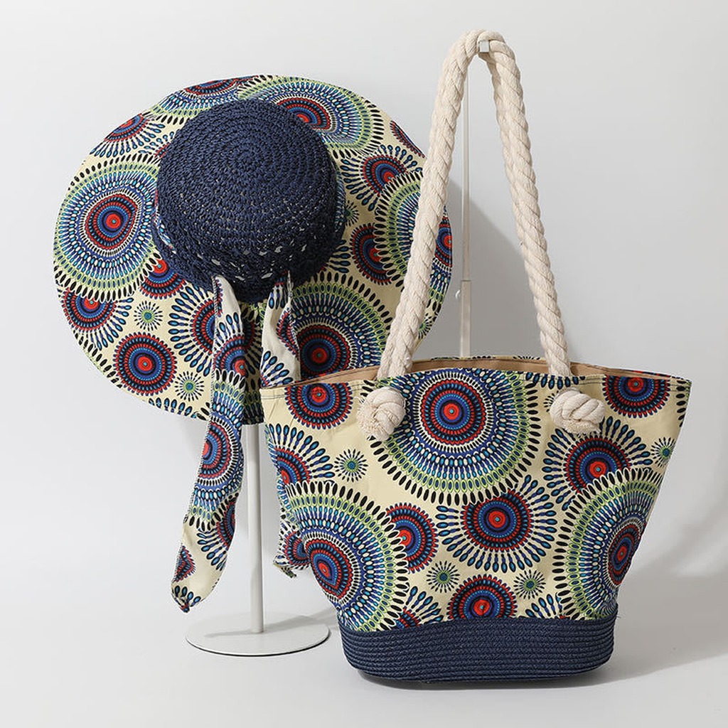Set Cappello da Sole Boho in P - Bucket Hat Straw recensione e prezzo