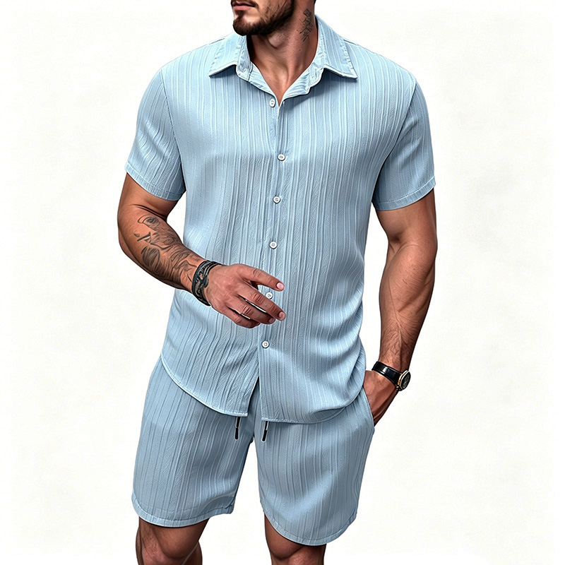 Completo da Uomo 2026 Nuovo Se - Shirt Camp Collar recensione e prezzo