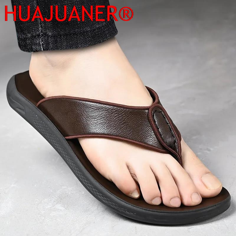 Sandali Casual da Uomo per Est - Flip Flop Leather Men recensione e prezzo